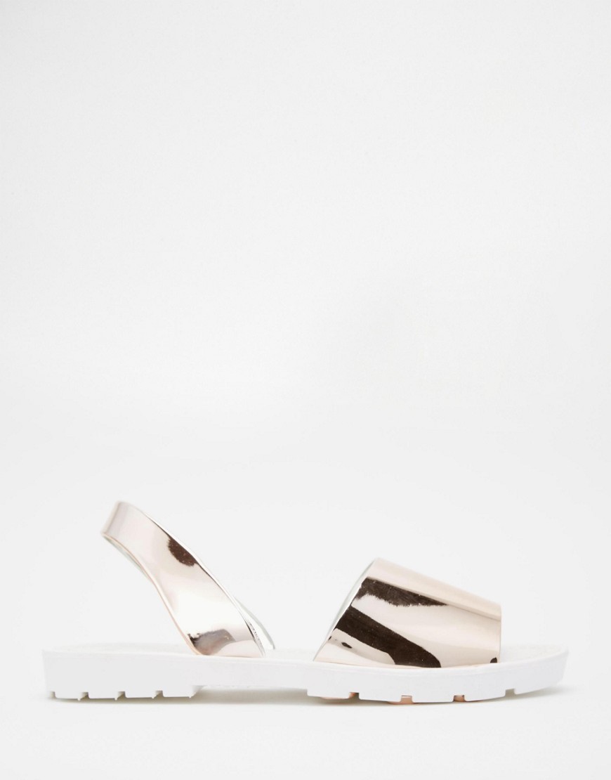 asos chaussures argentées