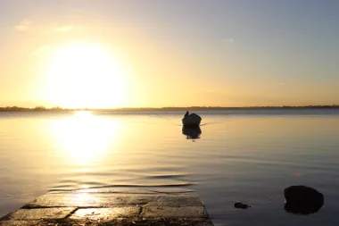 ireland-lake-lough-ennel-sunset