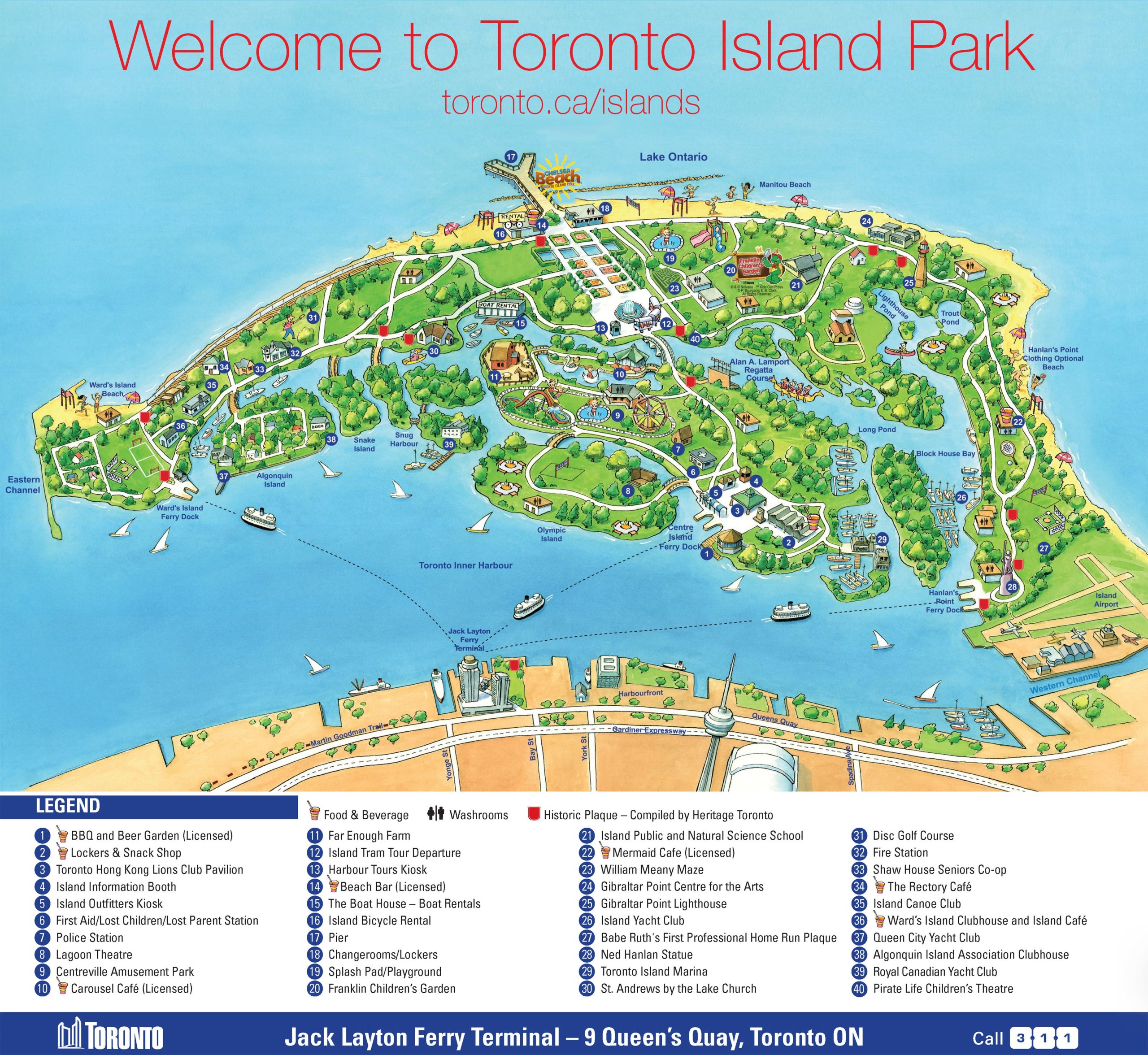 toronto-islands-map